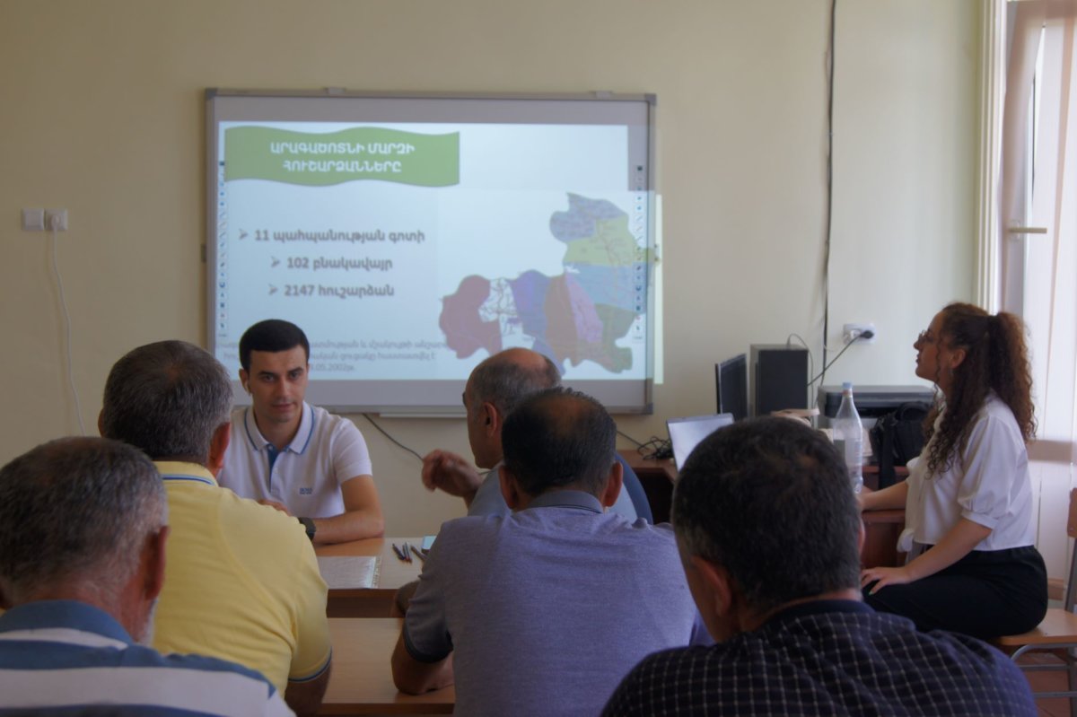 Վերապատրաստում ՊՄՊ Արագածոտնի մարզային ծառայությունում