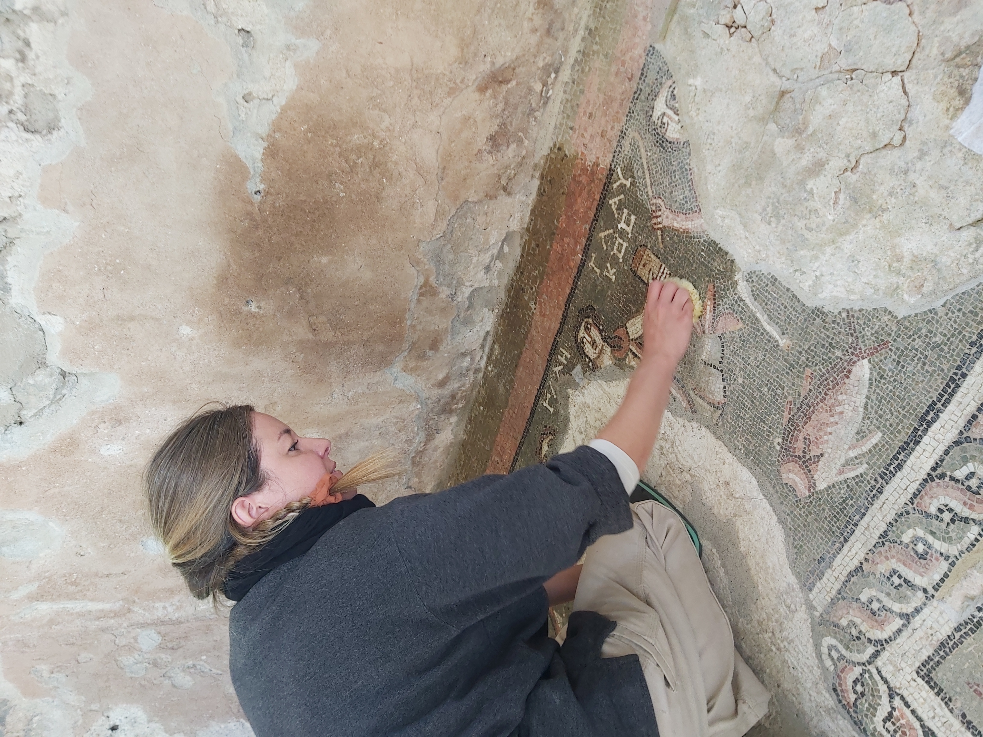 Գառնու տաճարի արքունական բաղնիքի խճանկարի վերականգնման երրորդ փուլն ավարտված է