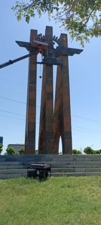 Ամրացվել է հուշարձանի վնասված հատվածը