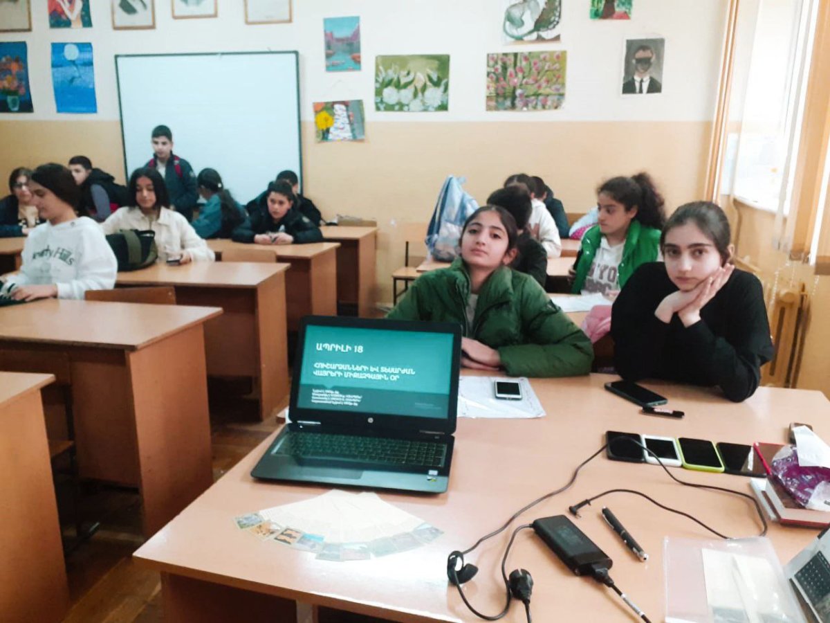 Ճանաչել, պահպանել, ժառանգել․ միջոցառում Երևանի Նիկոլ Աղբալյանի անվան թիվ 19 հիմնական դպրոցում