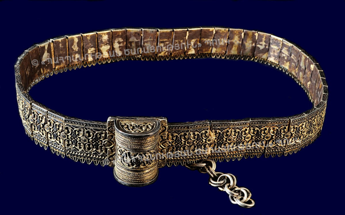 Ալեքսանդրապոլի, Շուշիի, Թիֆլիսի վարպետների պատրաստած արծաթե բարձրարժեք գոտիները ՊՈԱԿ-ի ֆոնդերում են