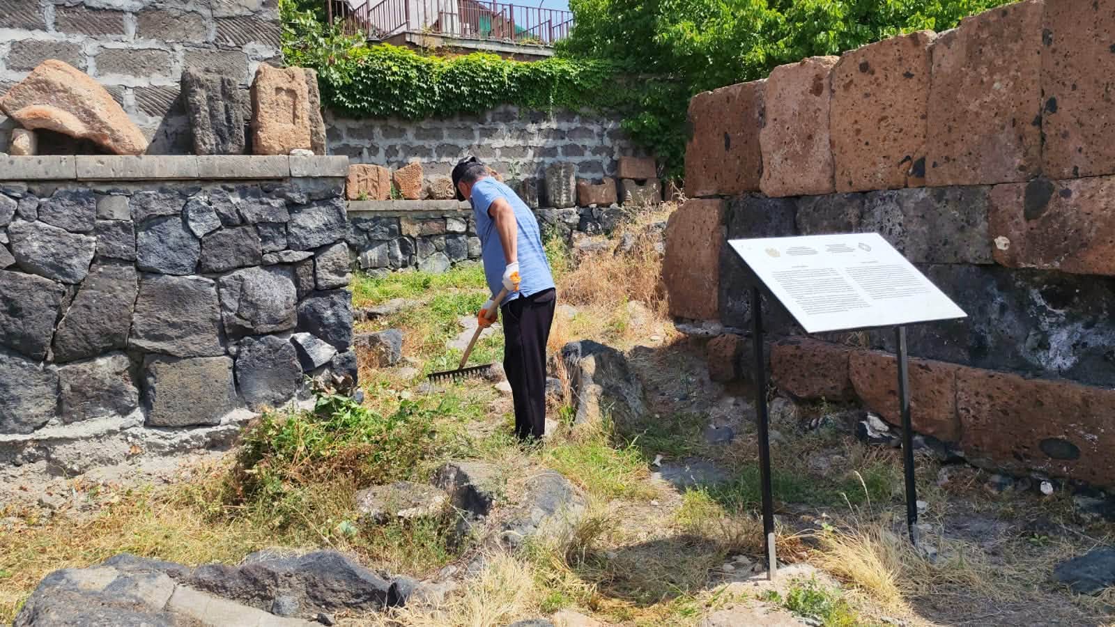 Մաքրման աշխատանքներ՝ «Աղձք» պատմամշակութային արգելոցի տարածքում